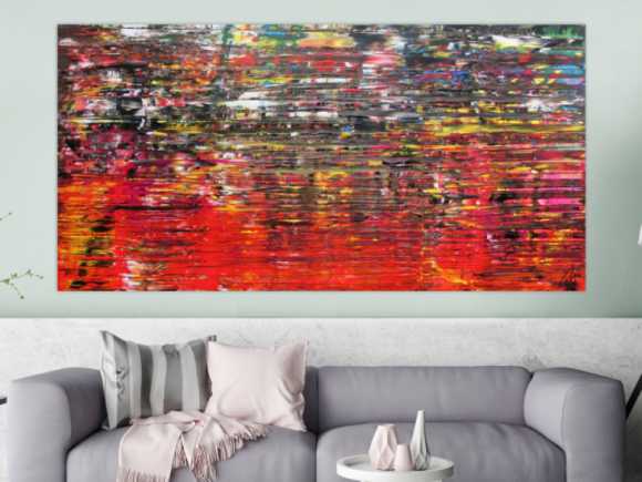 Kunstdruck Ausschnitt erstellen abstraktes Gemälde Nr. 1029
