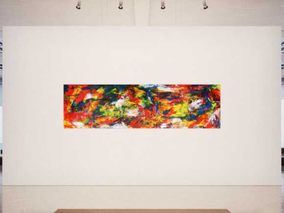 Kunstdruck Ausschnitt erstellen abstraktes Gemälde Nr. 103