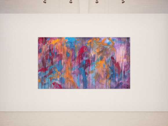 Kunstdruck auf Leinwand abstraktes Gemälde Nr. 1034
