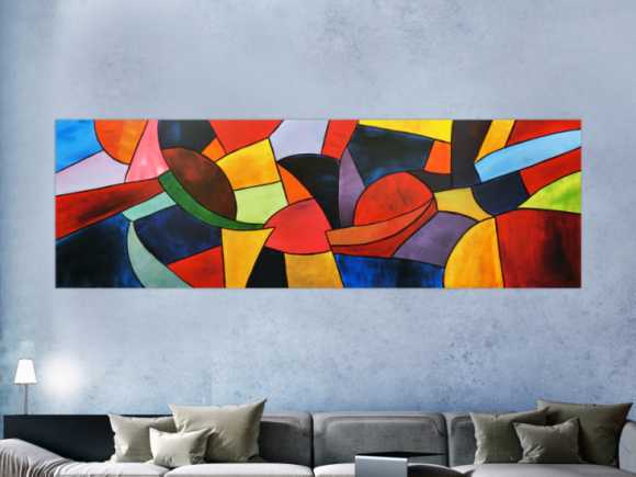 Kunstdruck Ausschnitt erstellen abstraktes Gemälde Nr. 104