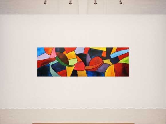 Kunstdruck Ausschnitt erstellen abstraktes Gemälde Nr. 104