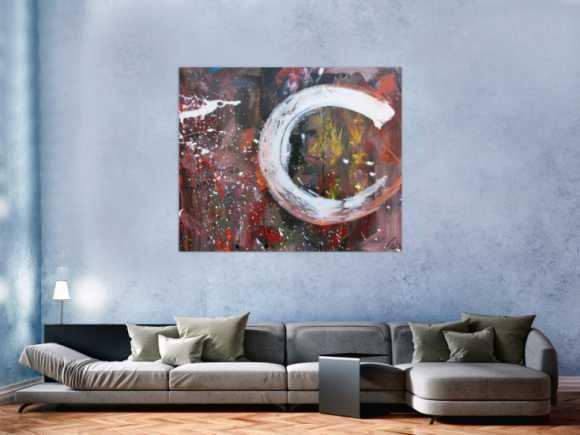 Abstraktes Acrylbild Mischtechnik sehr modern zeitgenössisches ...