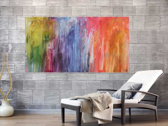 Kunstdruck Ausschnitt erstellen abstraktes Gemälde Nr. 1049