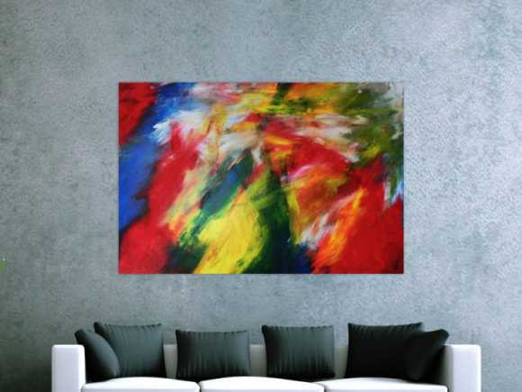 Kunstdruck Ausschnitt erstellen abstraktes Gemälde Nr. 105
