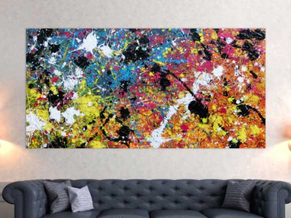 Kunstdruck Ausschnitt erstellen abstraktes Gemälde Nr. 1051