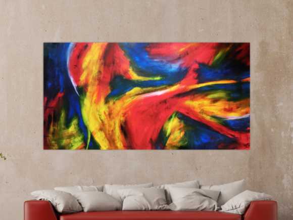 Kunstdruck Ausschnitt erstellen abstraktes Gemälde Nr. 106