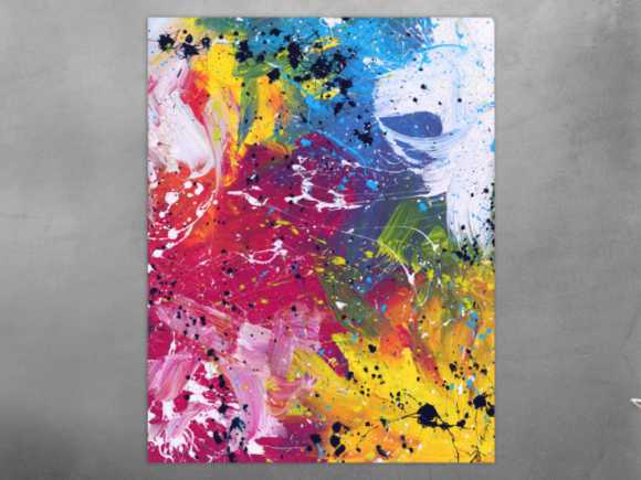 Kunstdruck Ausschnitt erstellen abstraktes Gemälde Nr. 1061