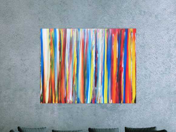 Kunstdruck Ausschnitt erstellen abstraktes Gemälde Nr. 1074