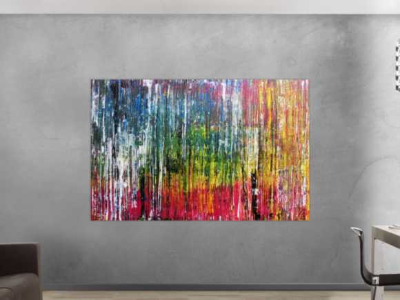 Kunstdruck Ausschnitt erstellen abstraktes Gemälde Nr. 1086