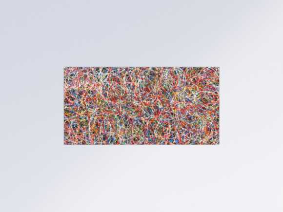 Kunstdruck Ausschnitt erstellen abstraktes Gemälde Nr. 109