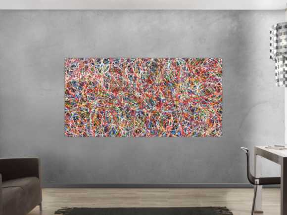 Kunstdruck Ausschnitt erstellen abstraktes Gemälde Nr. 109