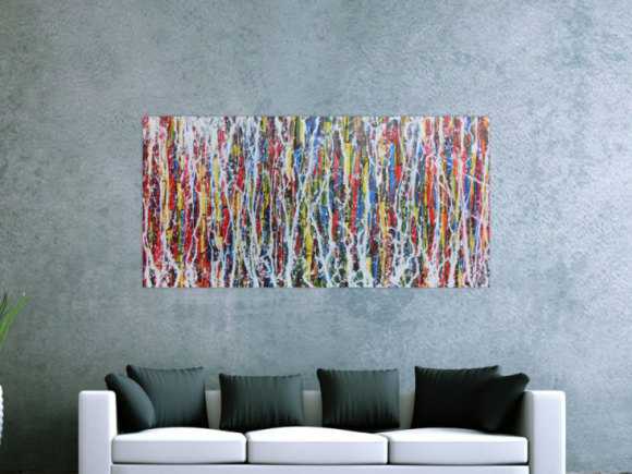 Kunstdruck Ausschnitt erstellen abstraktes Gemälde Nr. 1103