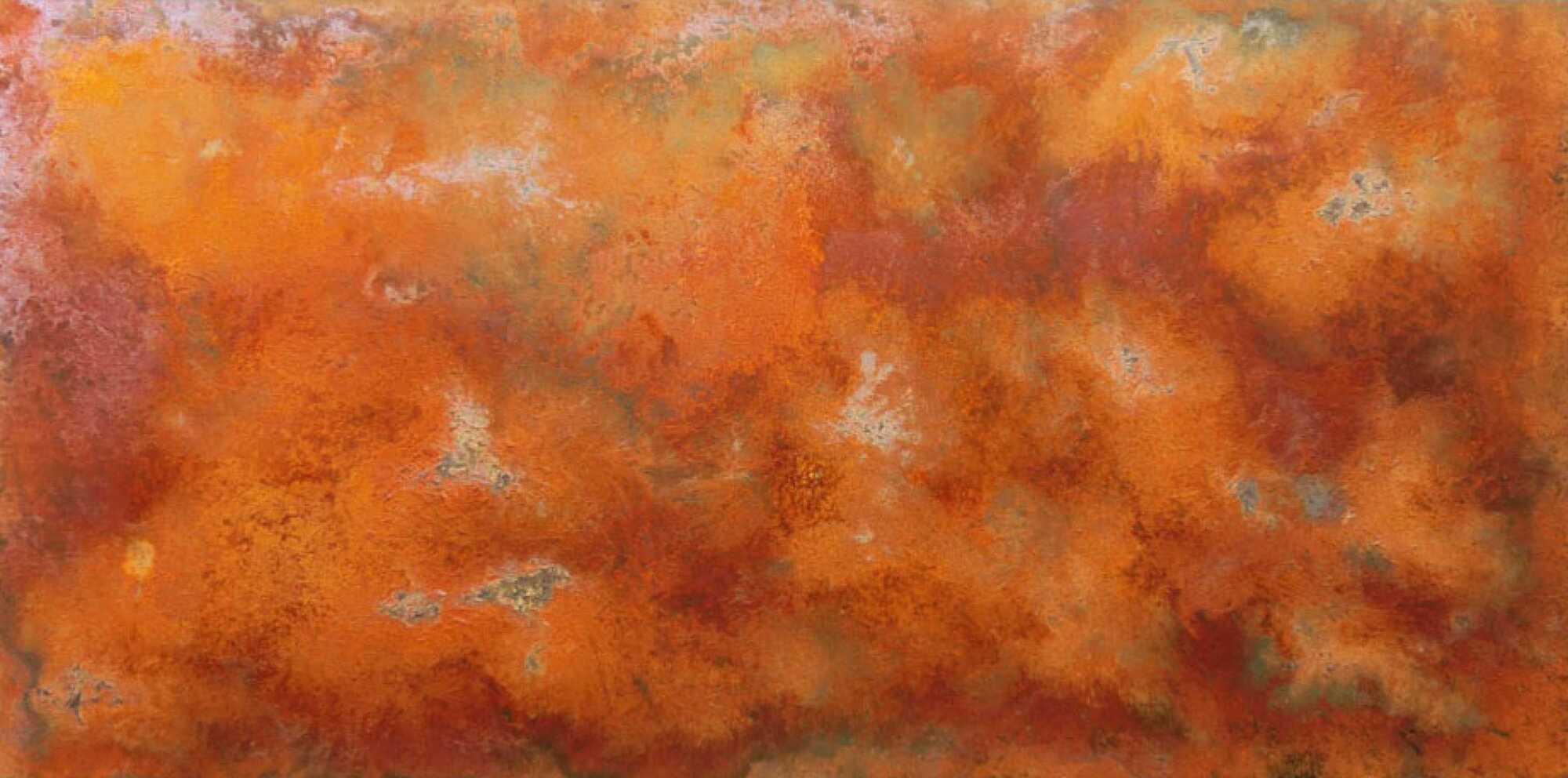 Abstrakes Bild aus echtem Rost