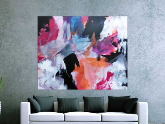 Kunstdruck Ausschnitt erstellen abstraktes Gemälde Nr. 1114