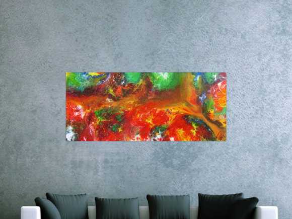 Kunstdruck Ausschnitt erstellen abstraktes Gemälde Nr. 1115