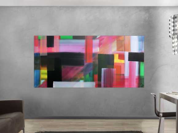 Kunstdruck Ausschnitt erstellen abstraktes Gemälde Nr. 1118