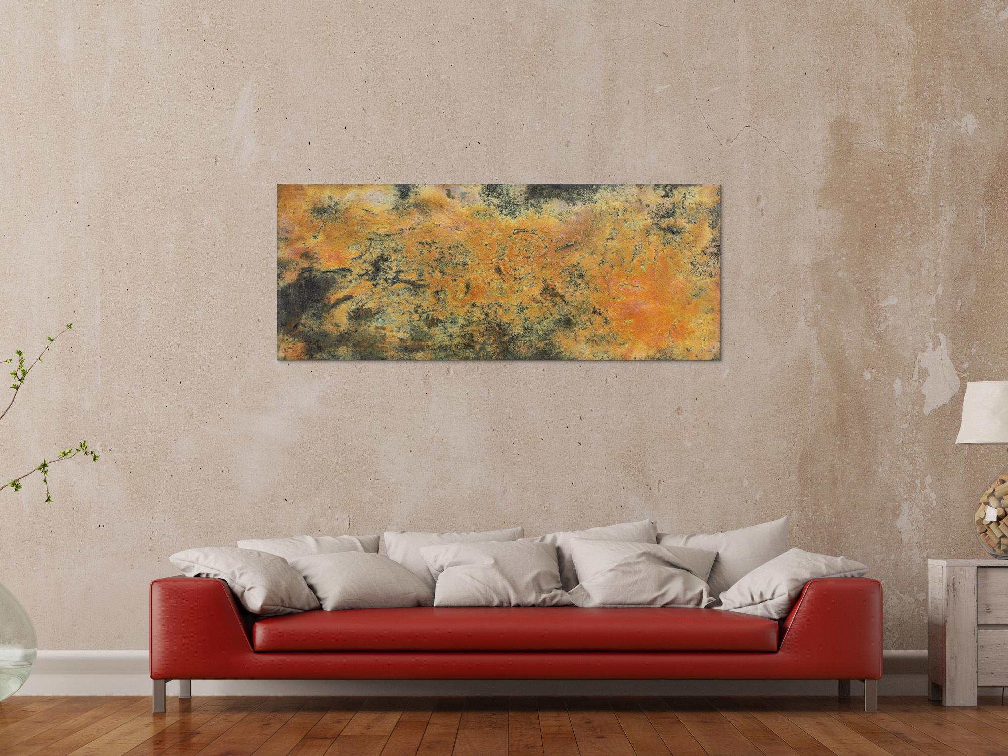 Abstraktes Rostbild mit Struktur