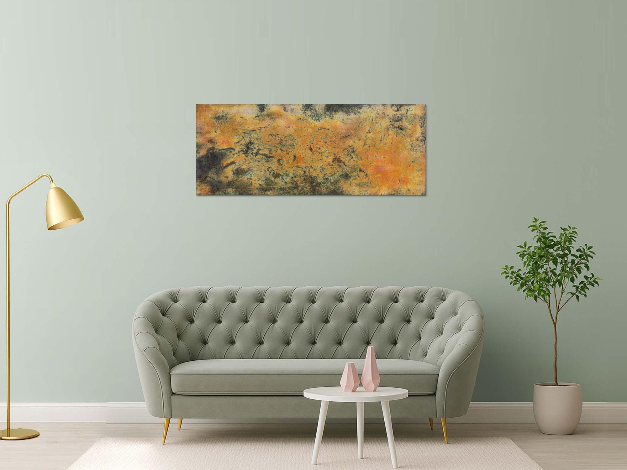 Abstraktes Rostbild mit Struktur