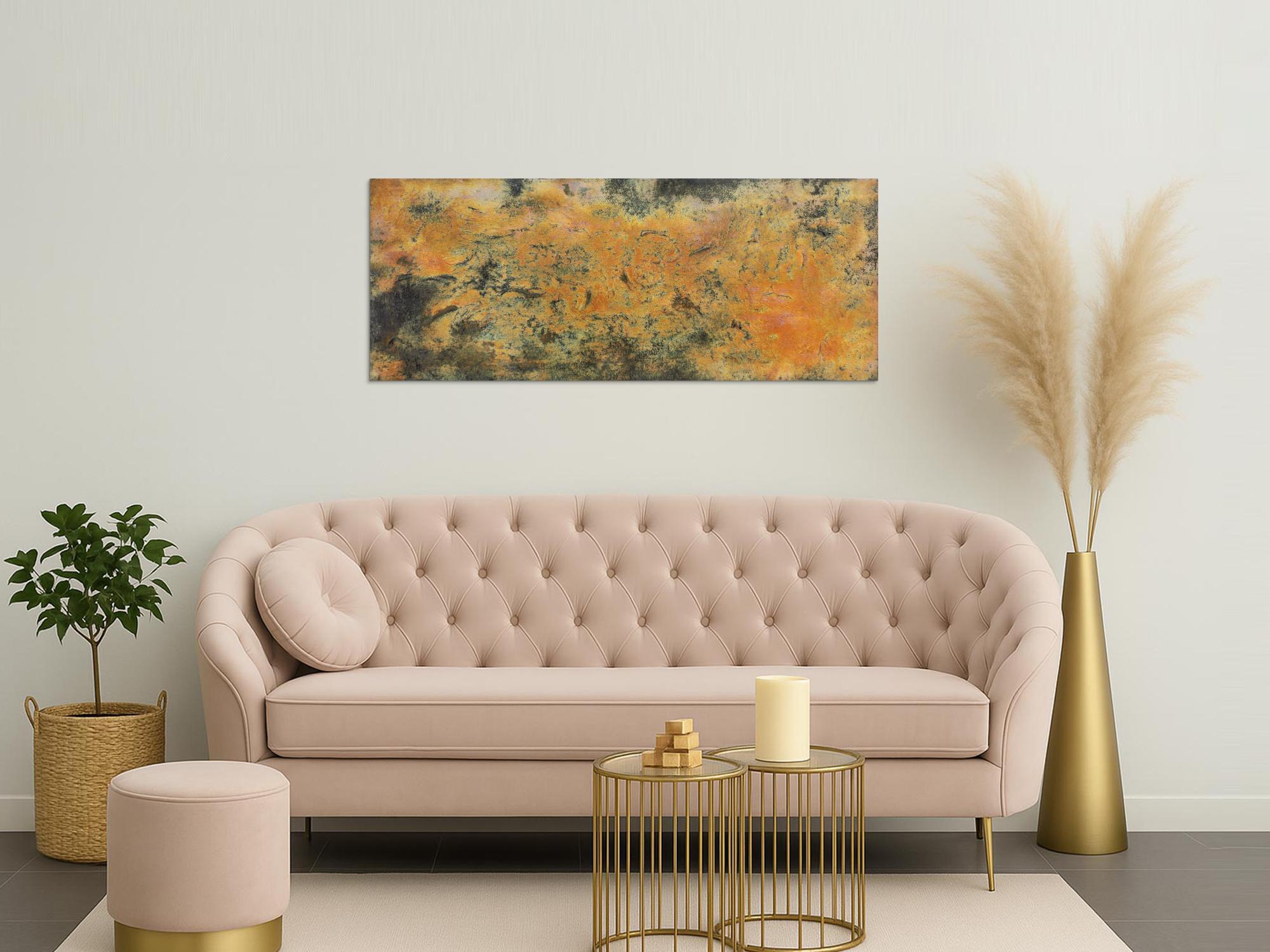 Abstraktes Rostbild mit Struktur