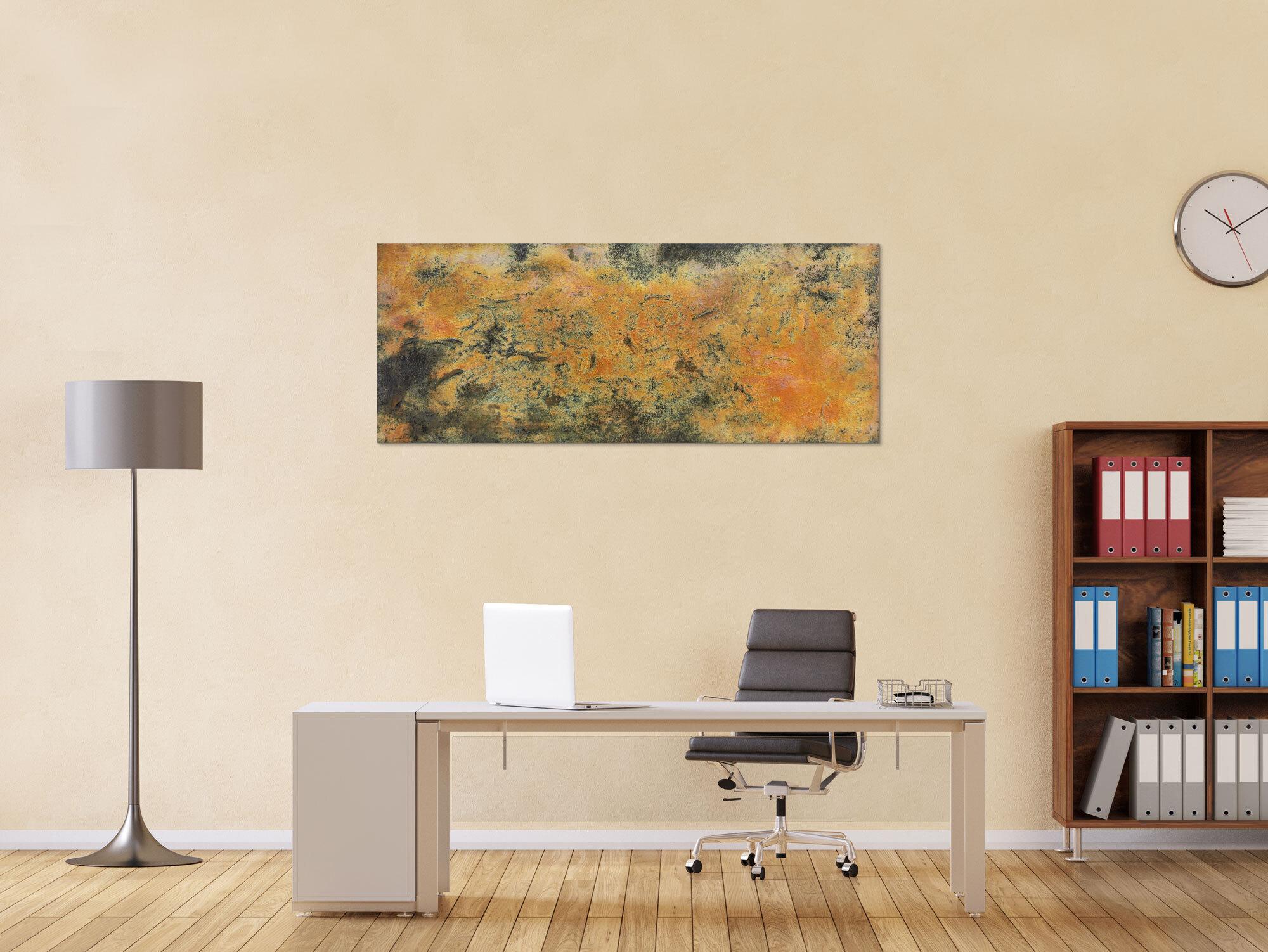 Abstraktes Rostbild mit Struktur