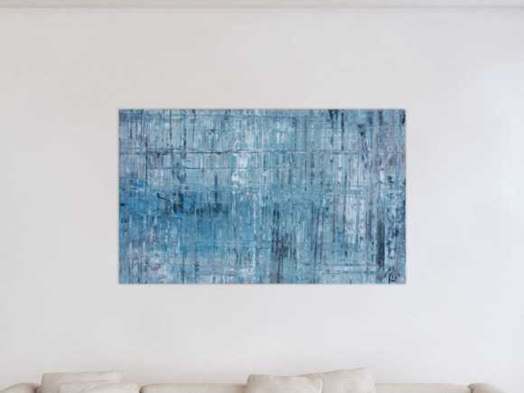 Kunstdruck Ausschnitt erstellen abstraktes Gemälde Nr. 1120