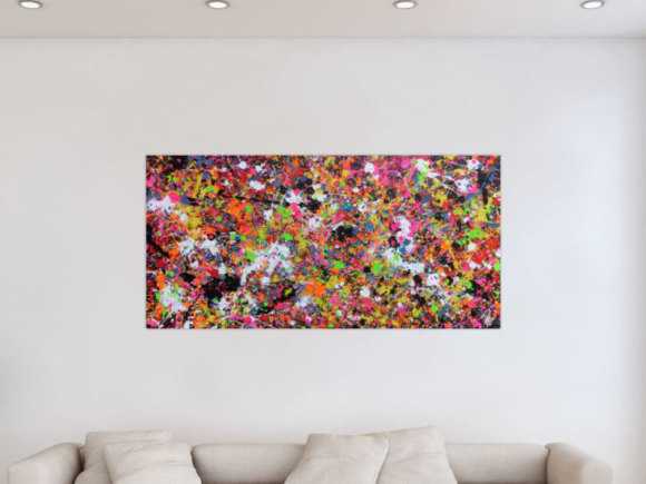 Kunstdruck auf Leinwand abstraktes Gemälde Nr. 1122