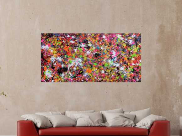 Kunstdruck auf Leinwand abstraktes Gemälde Nr. 1122