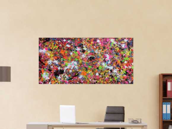 Kunstdruck Ausschnitt erstellen abstraktes Gemälde Nr. 1122