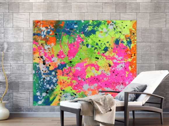 Kunstdruck Ausschnitt erstellen abstraktes Gemälde Nr. 1128