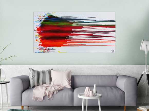 Kunstdruck Ausschnitt erstellen abstraktes Gemälde Nr. 1138