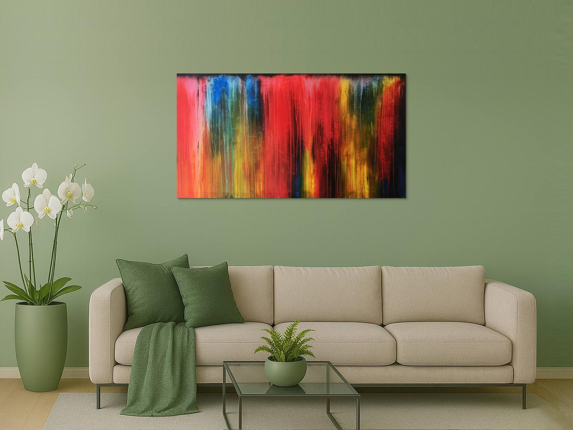 Acrylbild modern bunt abstrakt