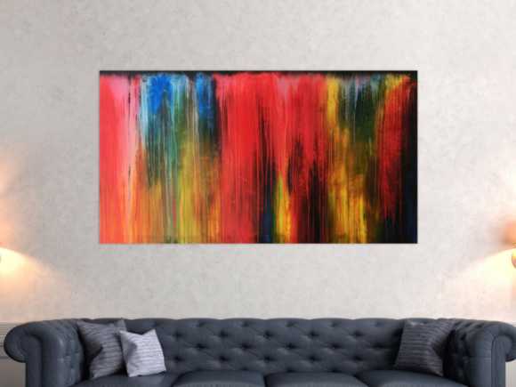 Kunstdruck Ausschnitt erstellen abstraktes Gemälde Nr. 115