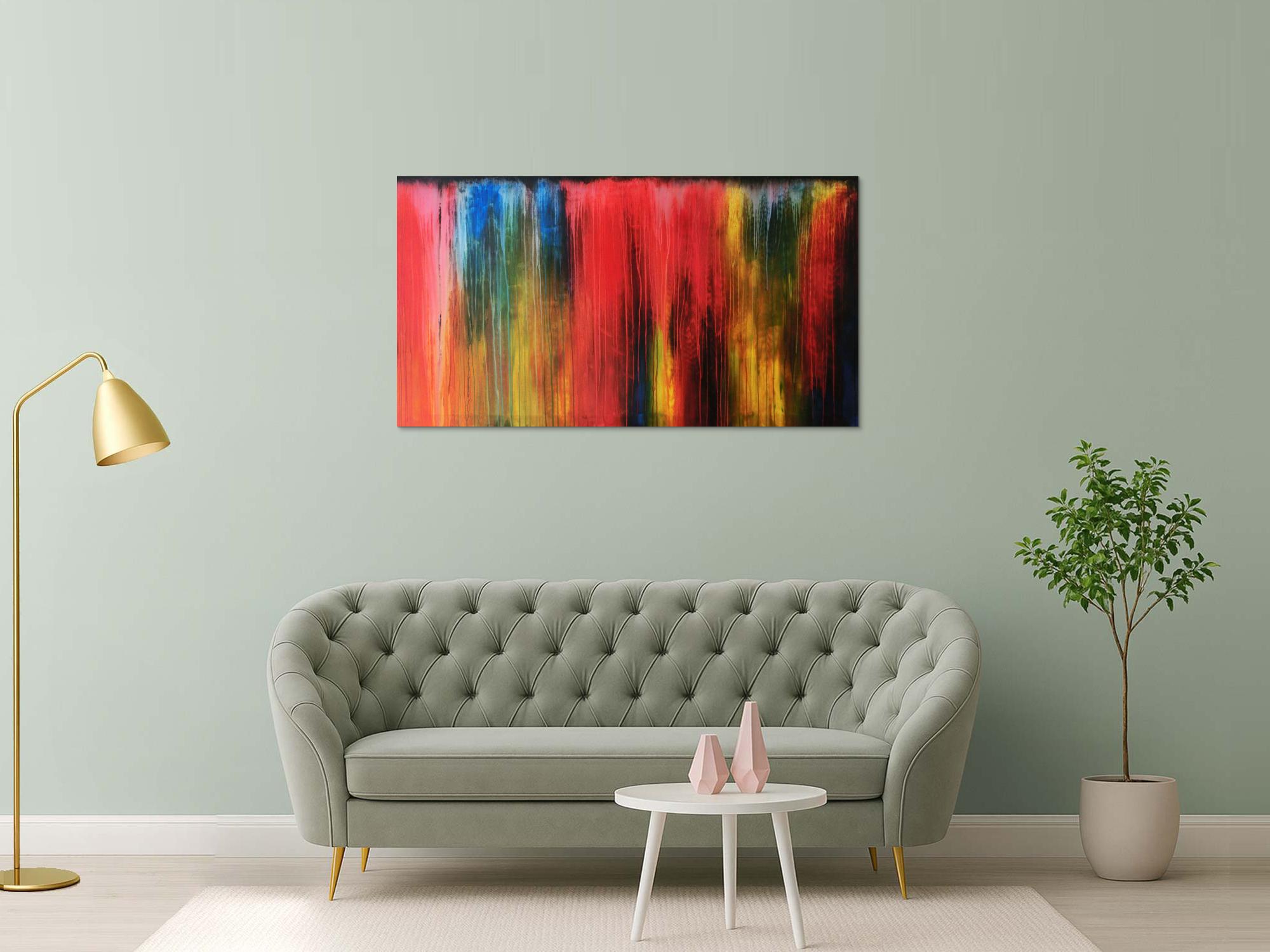 Acrylbild modern bunt abstrakt