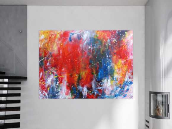 Kunstdruck Ausschnitt erstellen abstraktes Gemälde Nr. 1153