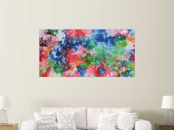 Kunstdruck Ausschnitt erstellen abstraktes Gemälde Nr. 1154