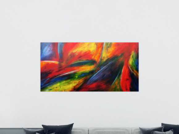 Modernes Acrylbild abstrakt