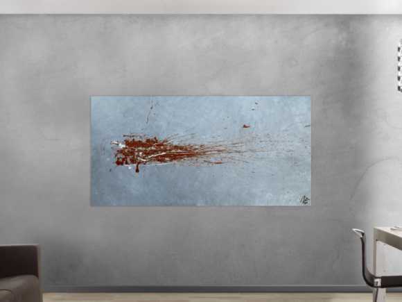 Kunstdruck Ausschnitt erstellen abstraktes Gemälde Nr. 1178