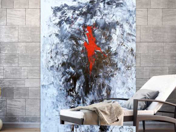 Kunstdruck Ausschnitt erstellen abstraktes Gemälde Nr. 1180