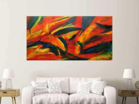 Kunstdruck Ausschnitt erstellen abstraktes Gemälde Nr. 119