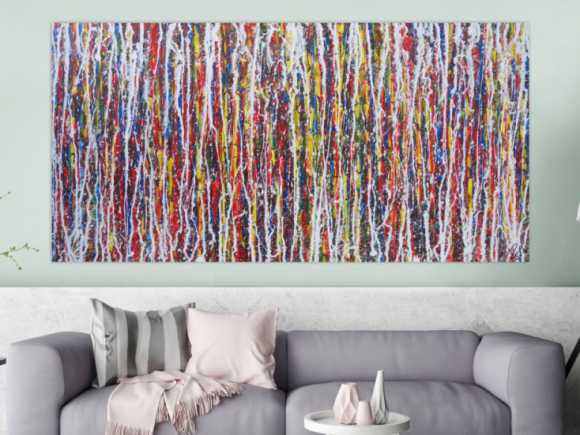 Kunstdruck Ausschnitt erstellen abstraktes Gemälde Nr. 1209