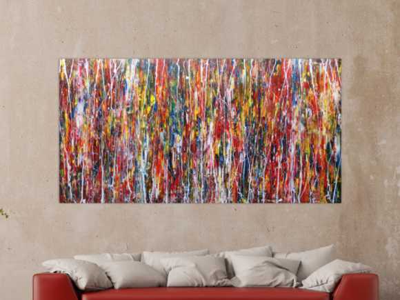 Kunstdruck Ausschnitt erstellen abstraktes Gemälde Nr. 121