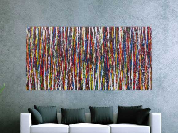 Kunstdruck Ausschnitt erstellen abstraktes Gemälde Nr. 1217