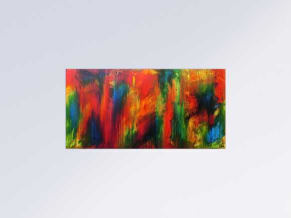 Abstraktes Acrylbild modern Großformat