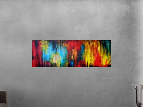 Kunstdruck Ausschnitt erstellen abstraktes Gemälde Nr. 1227