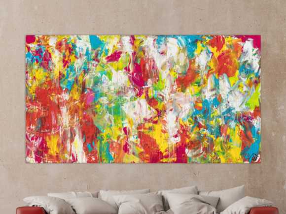 Kunstdruck auf Leinwand abstraktes Gemälde Nr. 1229