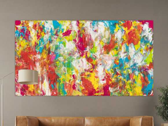 Kunstdruck auf Leinwand abstraktes Gemälde Nr. 1229
