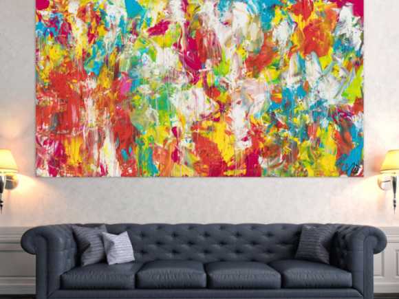 Kunstdruck auf Leinwand abstraktes Gemälde Nr. 1229