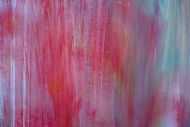 Detailaufnahme Abstraktes Acrylbild pastell Farben bunt hell modern orange rosa weiß hellblau