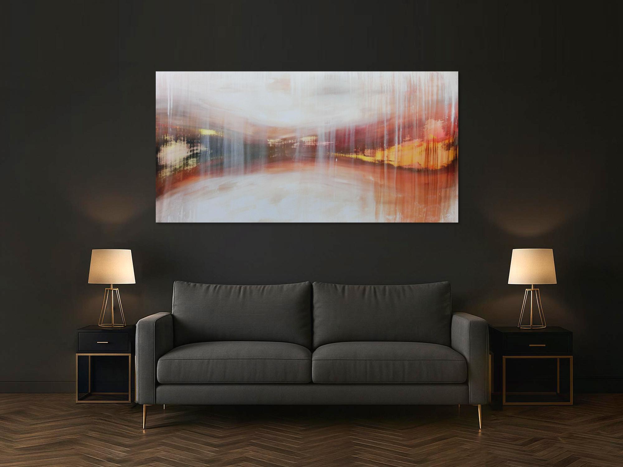 Schlichtes Acrylbild modern und abstrakt