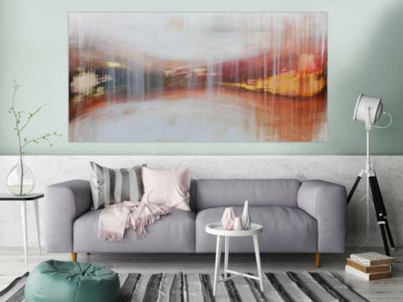 Schlichtes Acrylbild modern und abstrakt